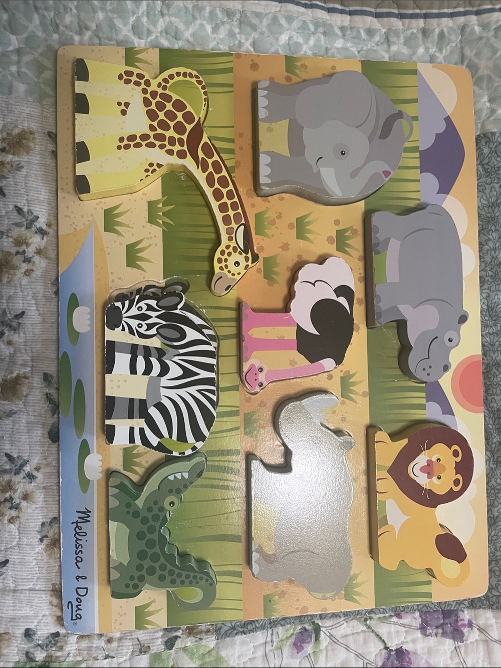 Melissa & Doug Kids Wooden Animal Puzzles